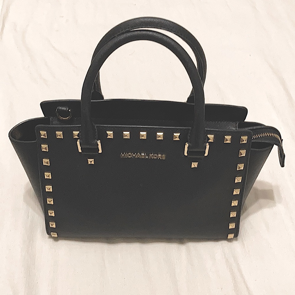 Michael Kors Selma Studded Leather Bag
